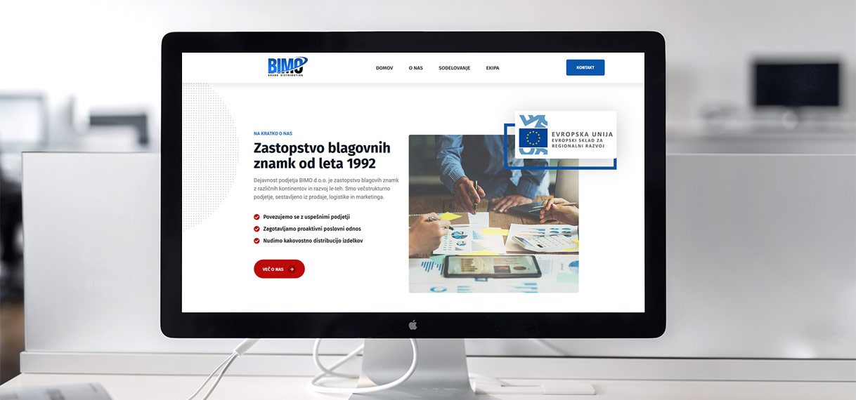 Website renovation for www.BIMO.si completed!